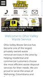 Mobile Screenshot of ohiovalleywaste.com